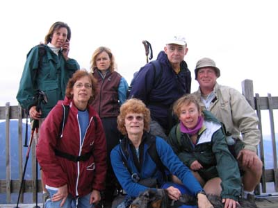 Group on tower (photo by Mark Malnati)