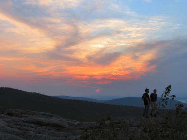 Sunset from the summit