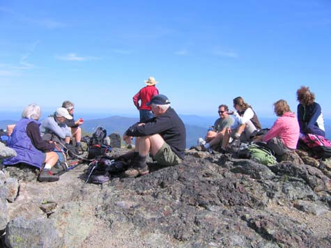 SDH on North Moat summit (photo by Mark Malnati)