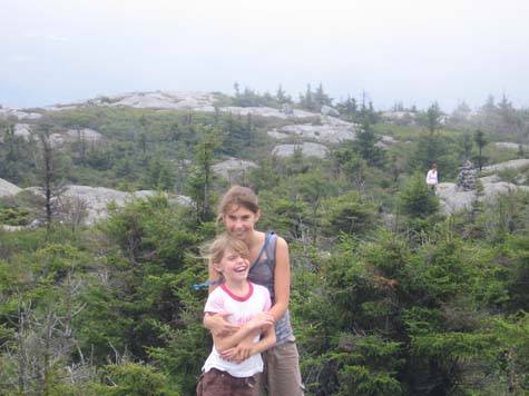 Our two young hikers (photo by Dennis Marchand)