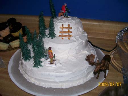 Mountain cake and other potluck goodies (photo by Deb Hann)