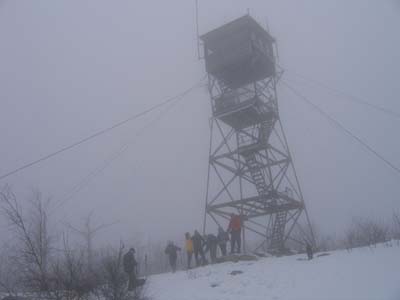 Fire tower on Red Hill (photo by Mark Malnati)