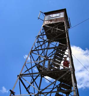 Fire tower on Smarts Mtn. (photo by Mark Malnati)