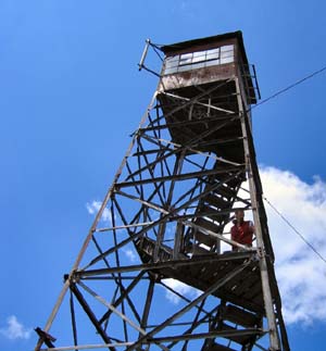 Fire tower (photo by Mark Malnati)