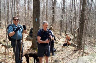 On the trail (photo by SDH)