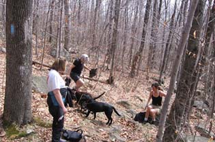 On the trail (photo by SDH)