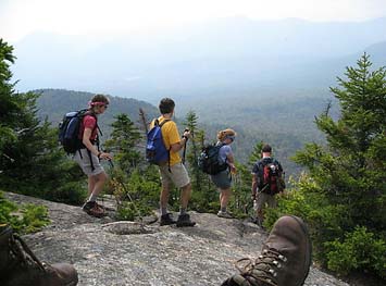 On the summit of Mt. Tremont (photo by Sue Murphy)