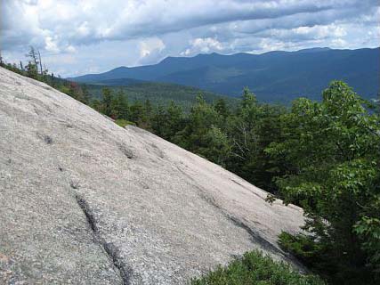 Slabs and view (photo by Sue Murphy)